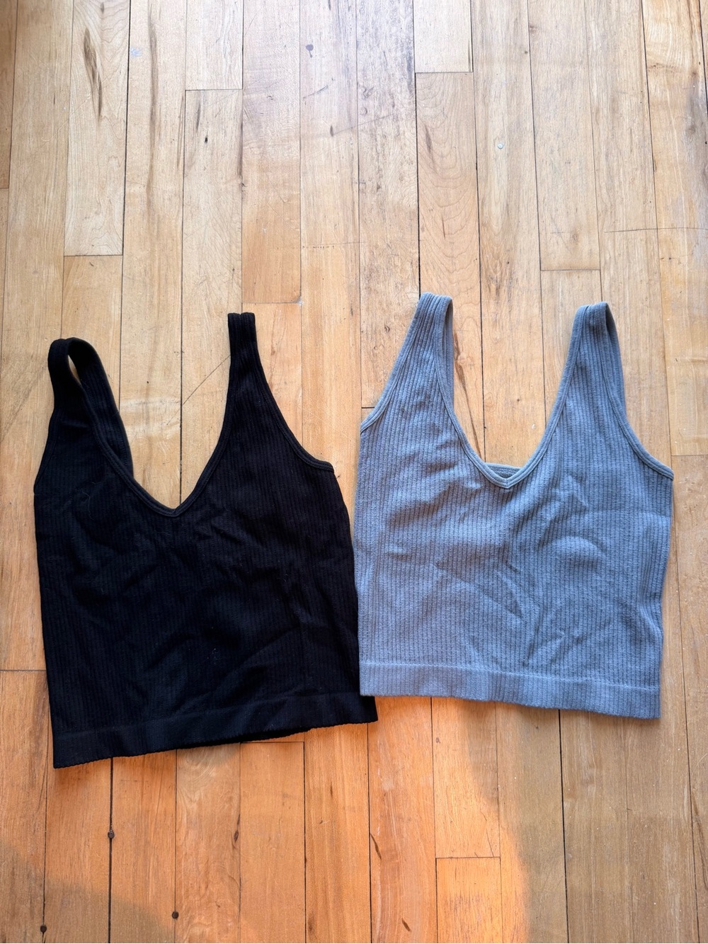 Free People Ribbed Crop Tops